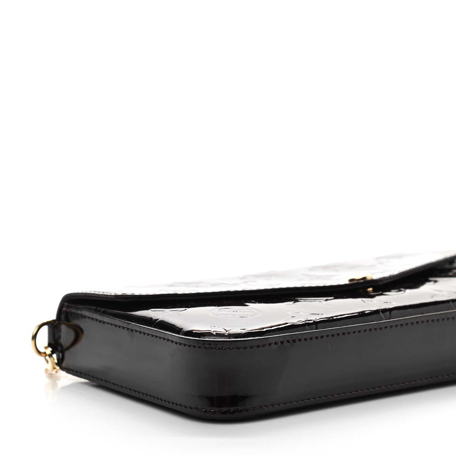 Louis Vuitton Vernis Pochette Felicie Chain Wallet Amarante 8 of 9