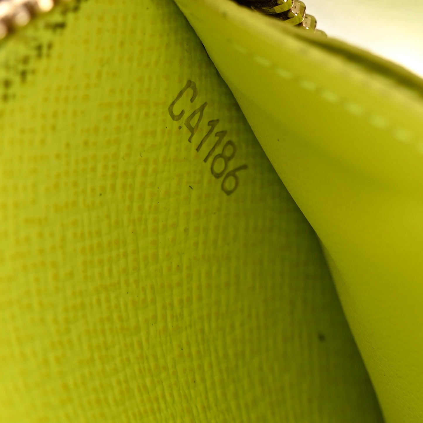 Monogram Clemence Wallet Acid Yellow