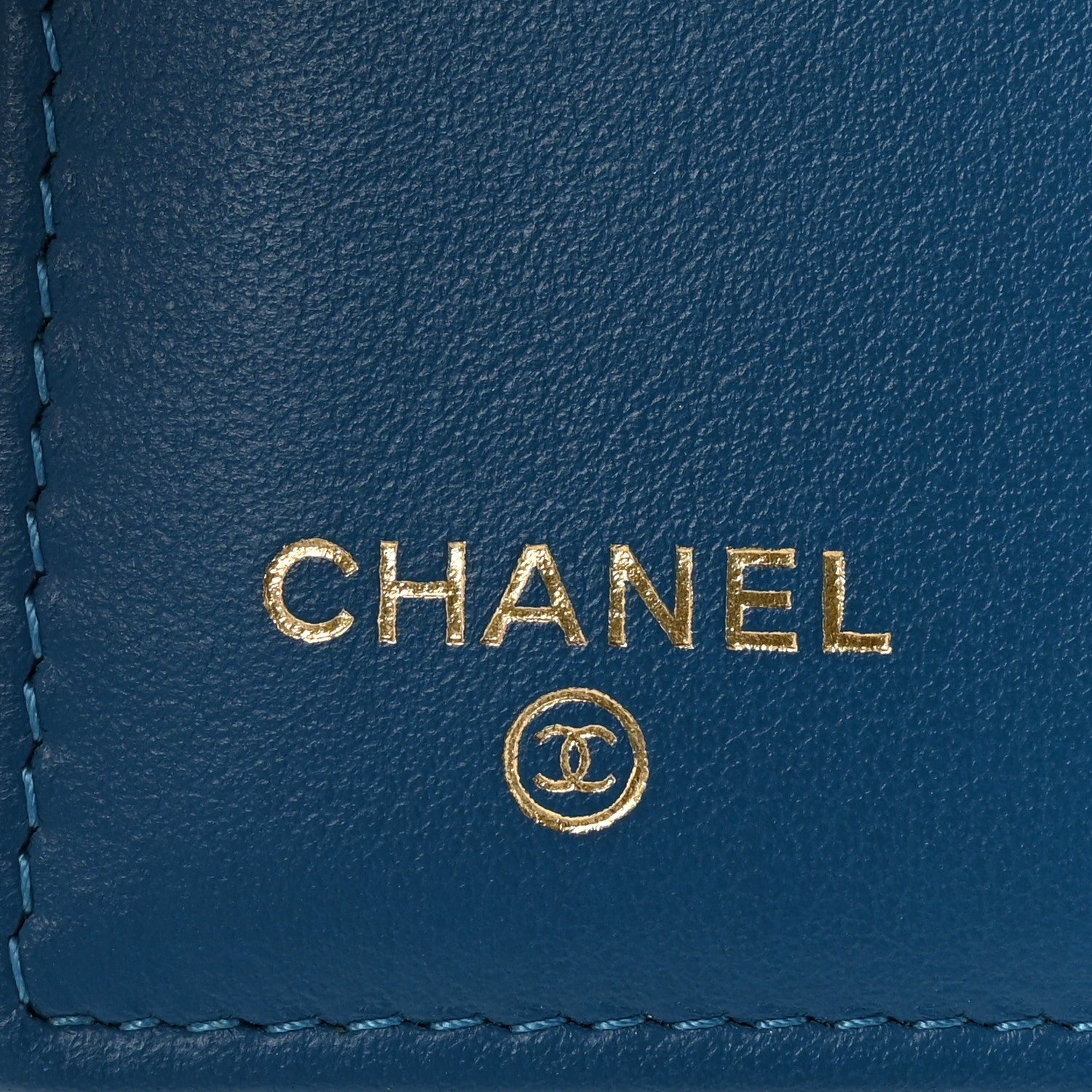 Chanel Caviar Quilted Medium Flap Wallet Dark Blue 6 of 7