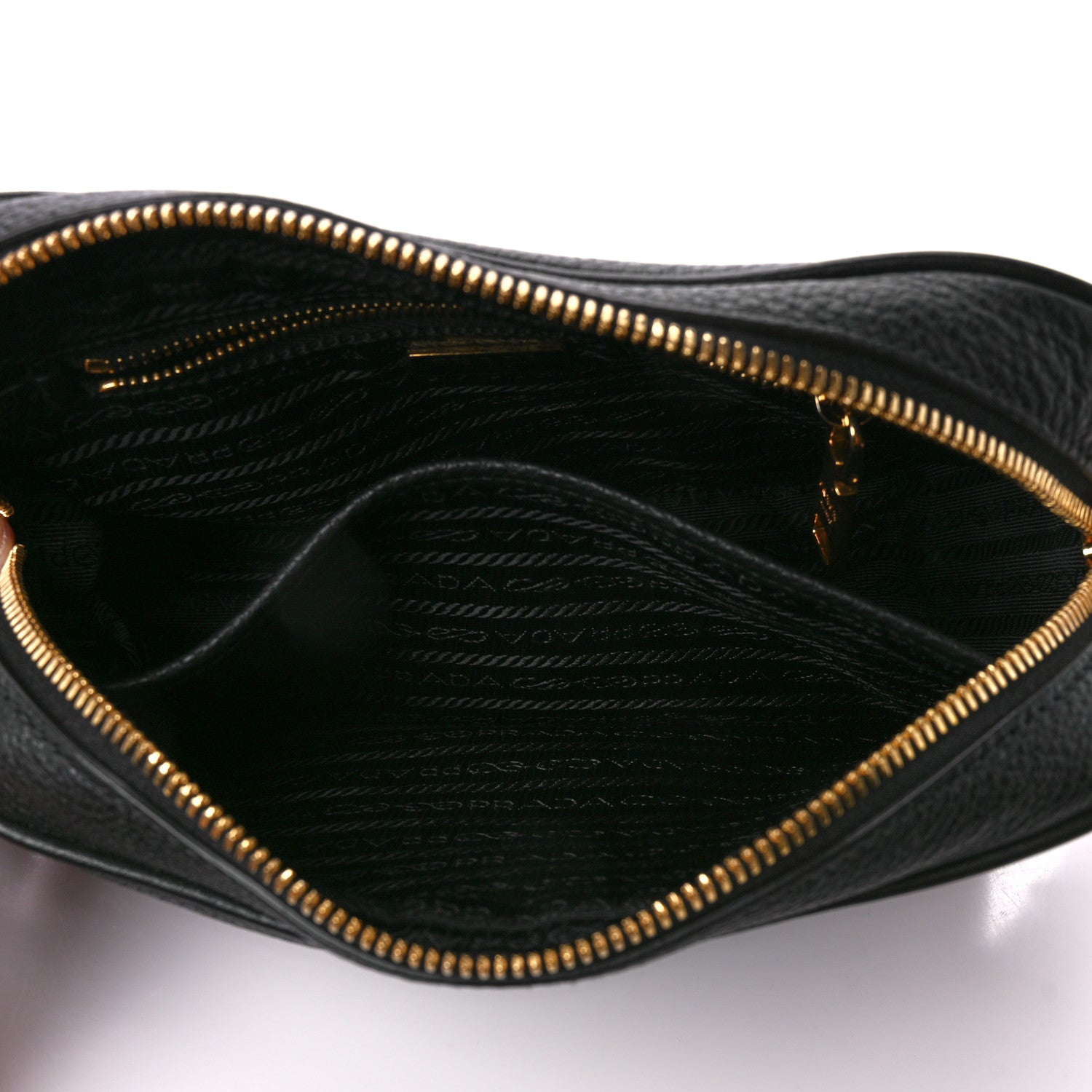 Prada Vitello Phenix Camera Bag Black 6 of 11