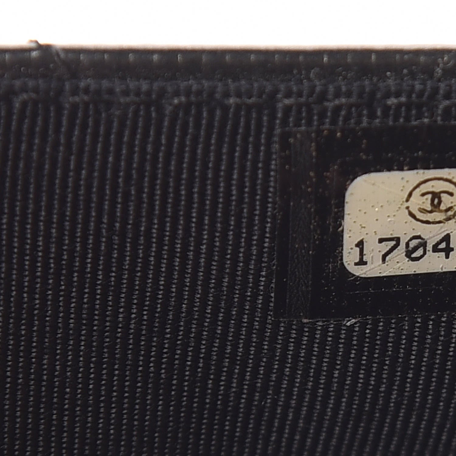 Chanel Striated Patent Quilted Wallet on Chain WOC Black 6 of 16