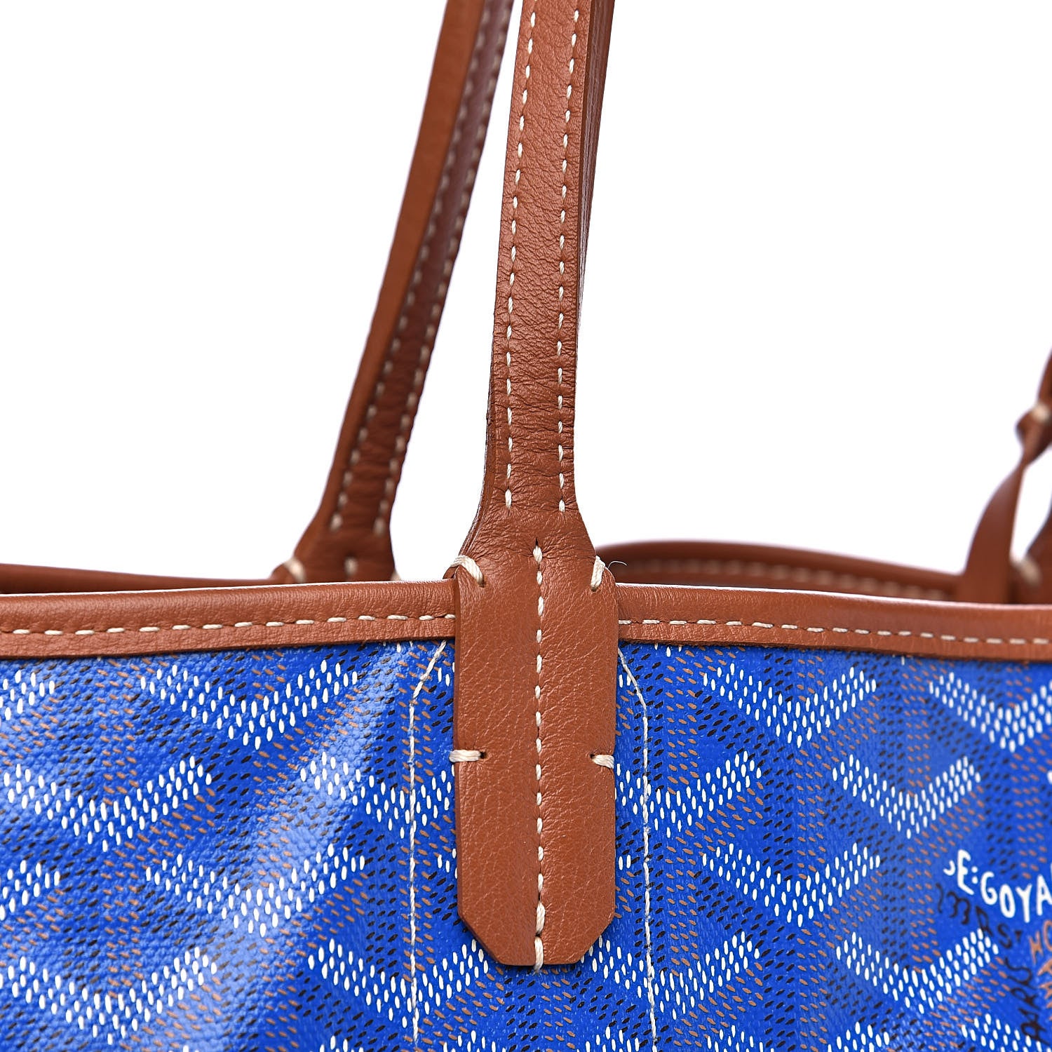 Goyard Goyardine Reversible Pertuis PM Sky Blue 14 of 18