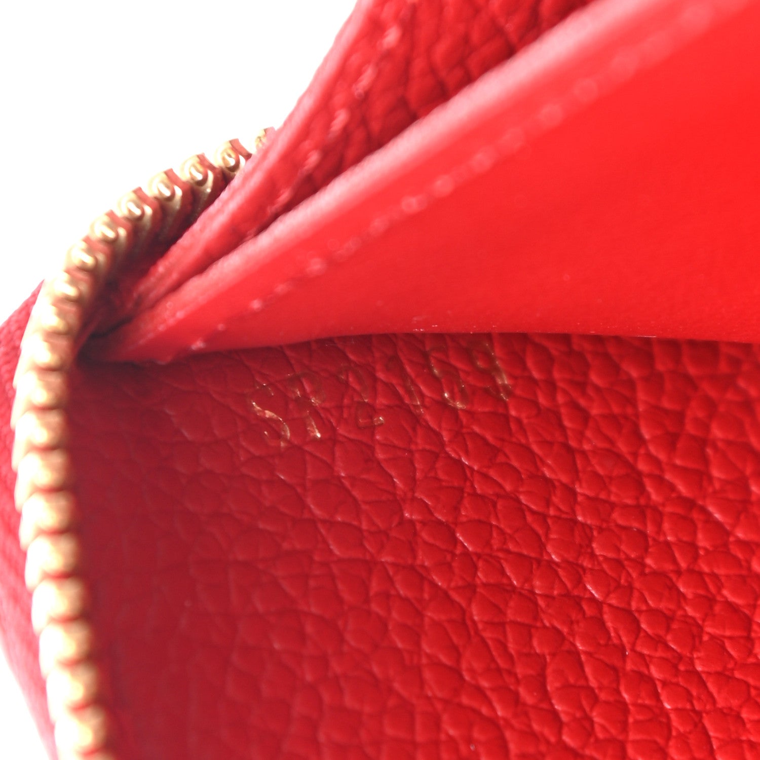 Louis Vuitton Empreinte Blooming Flowers Clemence Wallet Marine Rouge 7 of 7