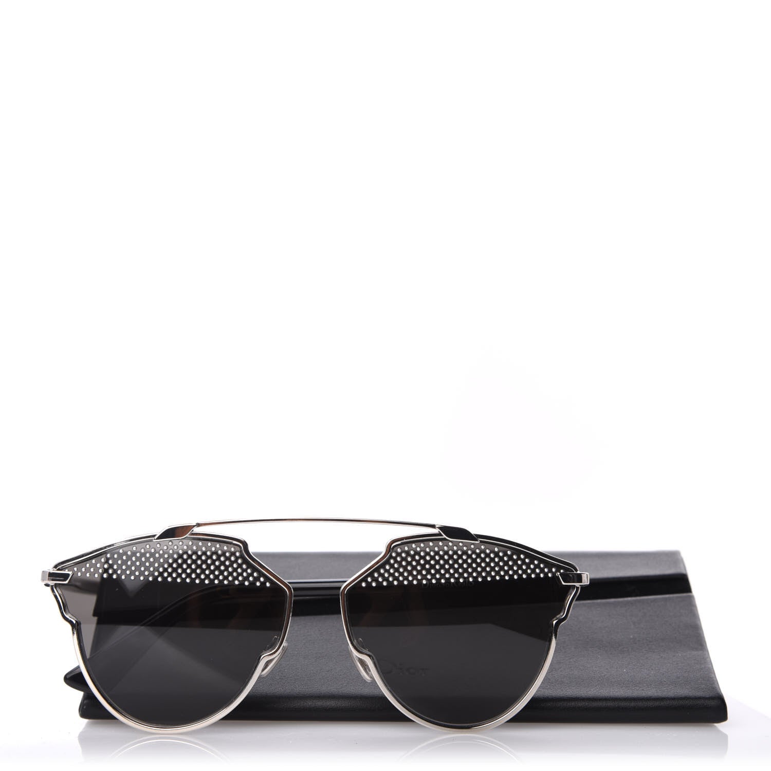 Christian Dior Metal Studded So Real S Sunglasses Black 7 of 7