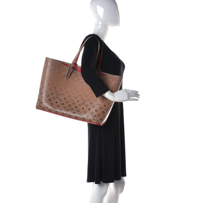 Christian Louboutin Calfskin Patent Degrade Loubinthesky East West Cabata Tote Nude 2 of 12