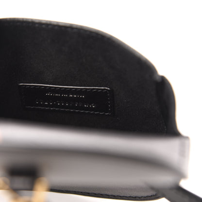 Saint Laurent Smooth Calfskin Mini Classic Monogram Kaia Belt Black 7 of 10