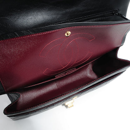 Chanel Aged Calfskin Quilted 2.55 Reissue 226 Flap Black 6 of 9
