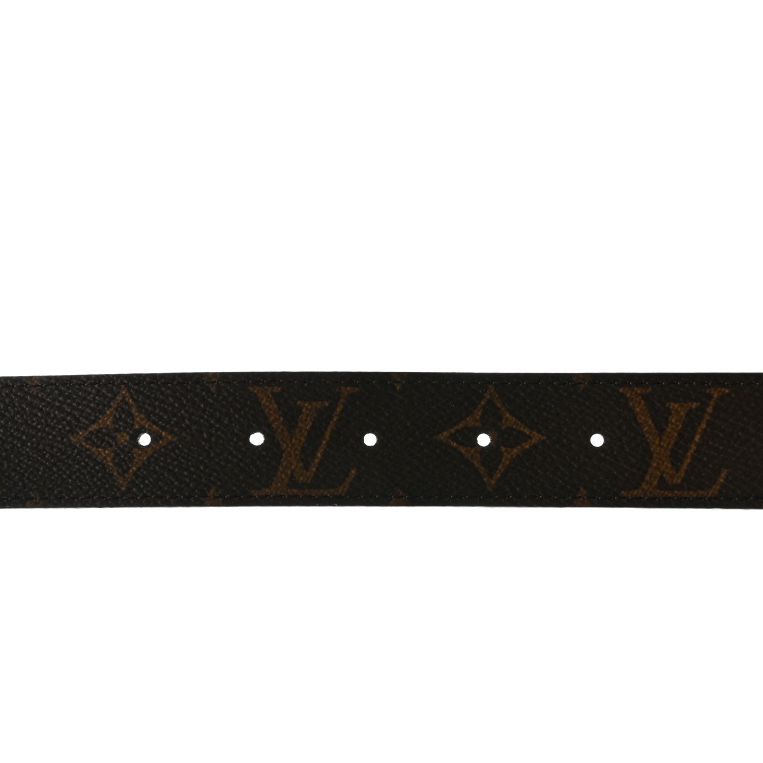 Louis Vuitton Calfskin Monogram 30mm LV Initiales Reversible Belt 80 32 Black 5 of 6