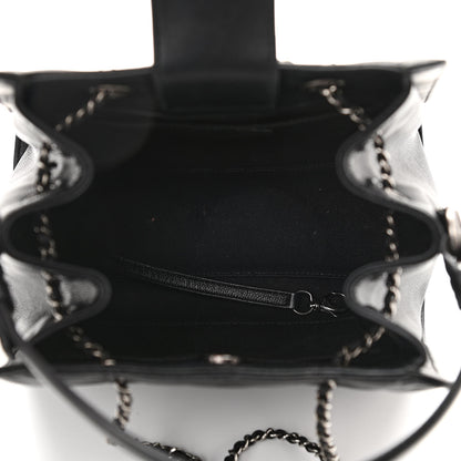 Chanel Caviar Quilted Small CC Bucket Bag Black 5 of 11