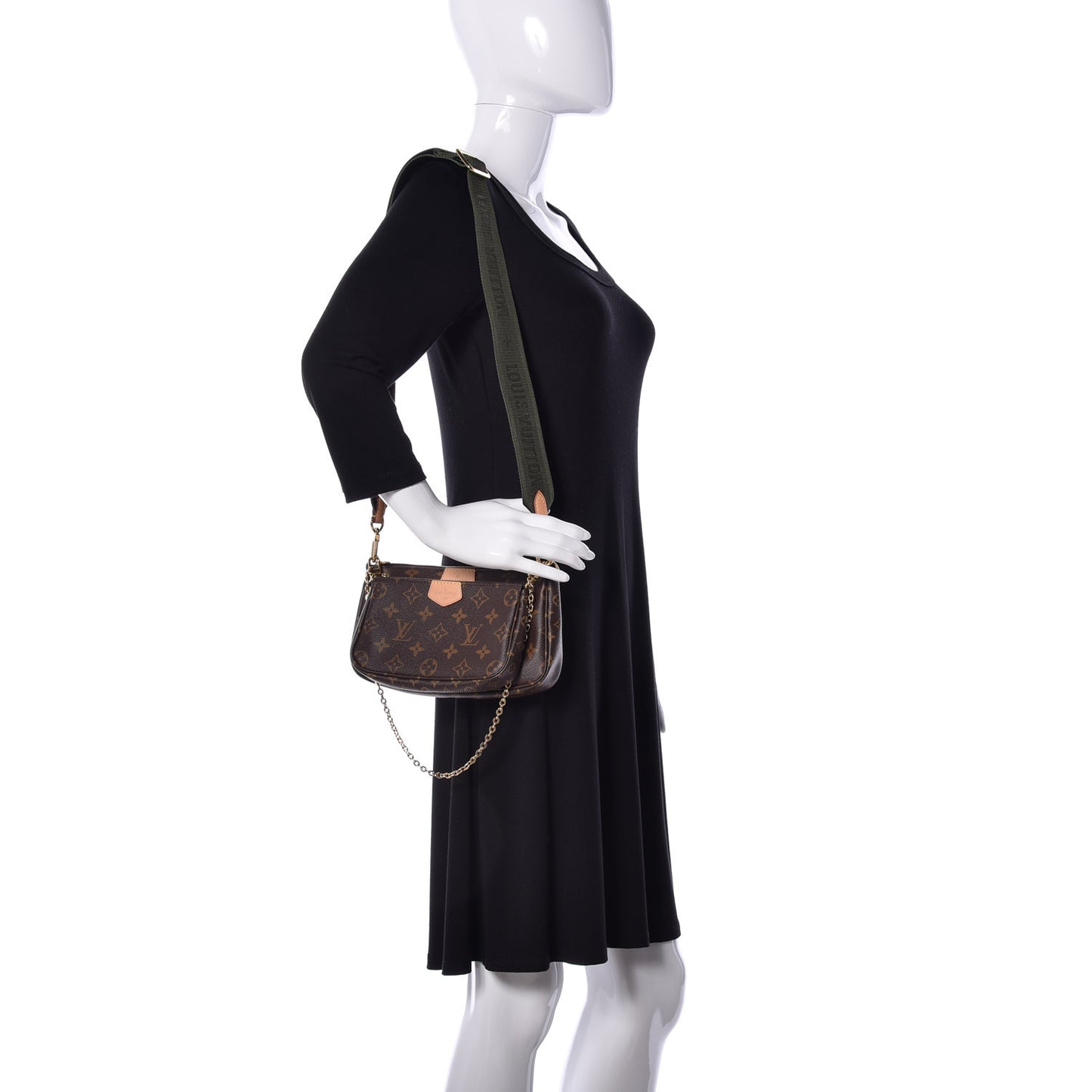 Monogram Multi Pochette Accessories Kaki