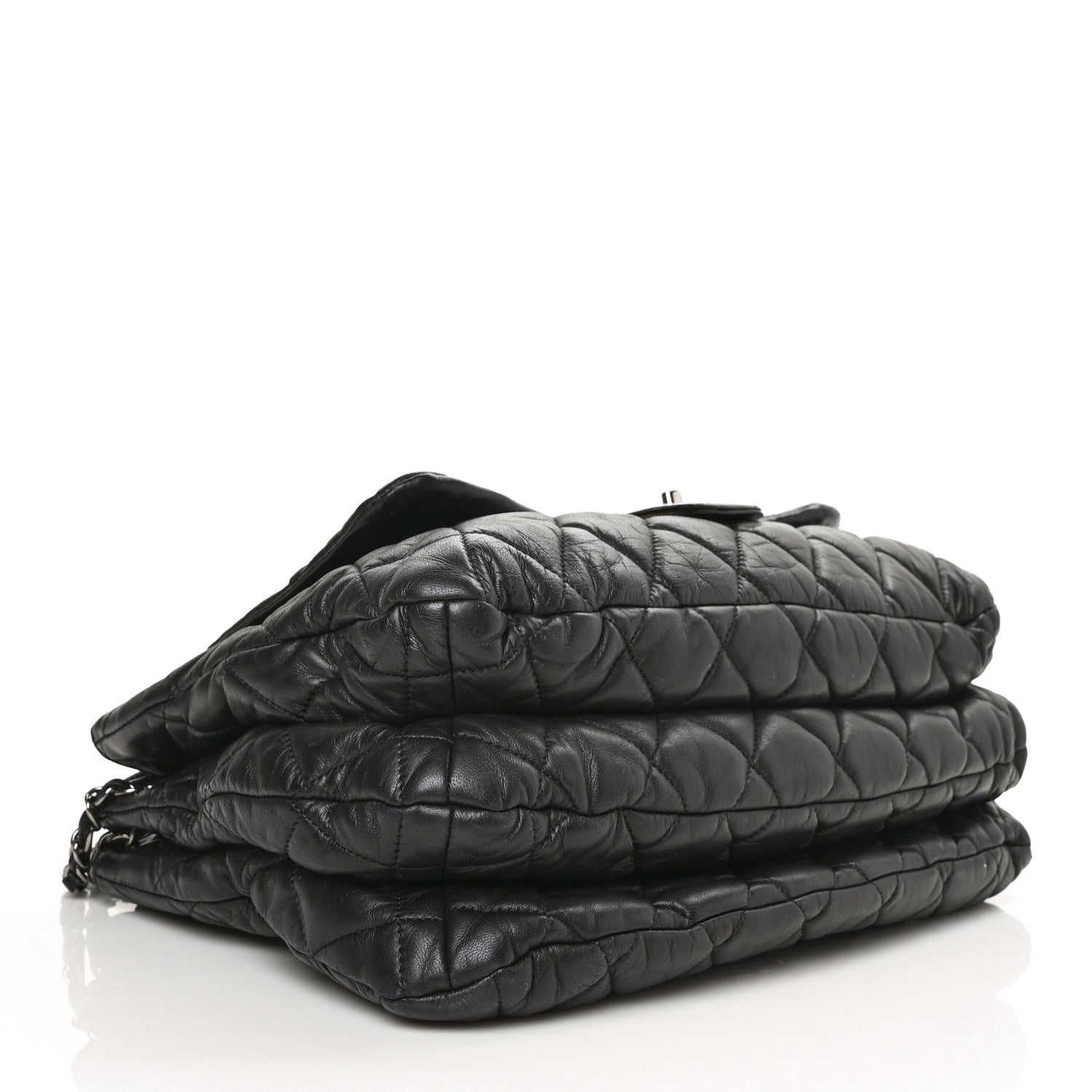 Chanel Lambskin Quilted Chanel 3 Maxi Tote Black 3 of 10