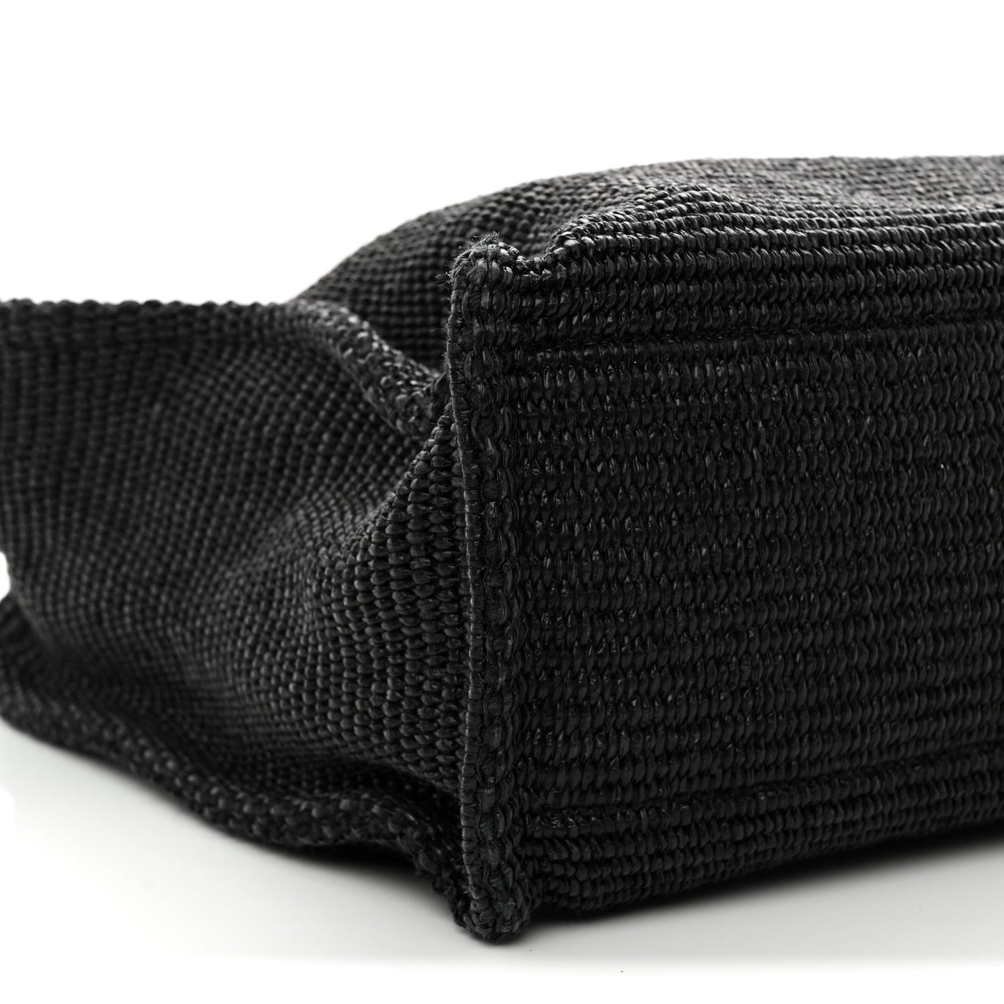 Raffia Medium G Tote Black