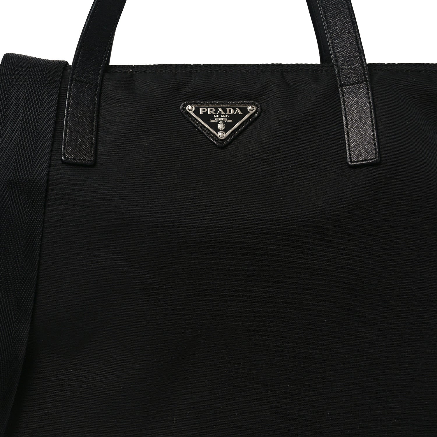 Prada Tessuto Nylon Tote Black 5 of 10