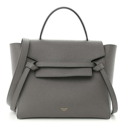 Celine Grained Calfskin Micro Belt Bag Grey 1 of 11