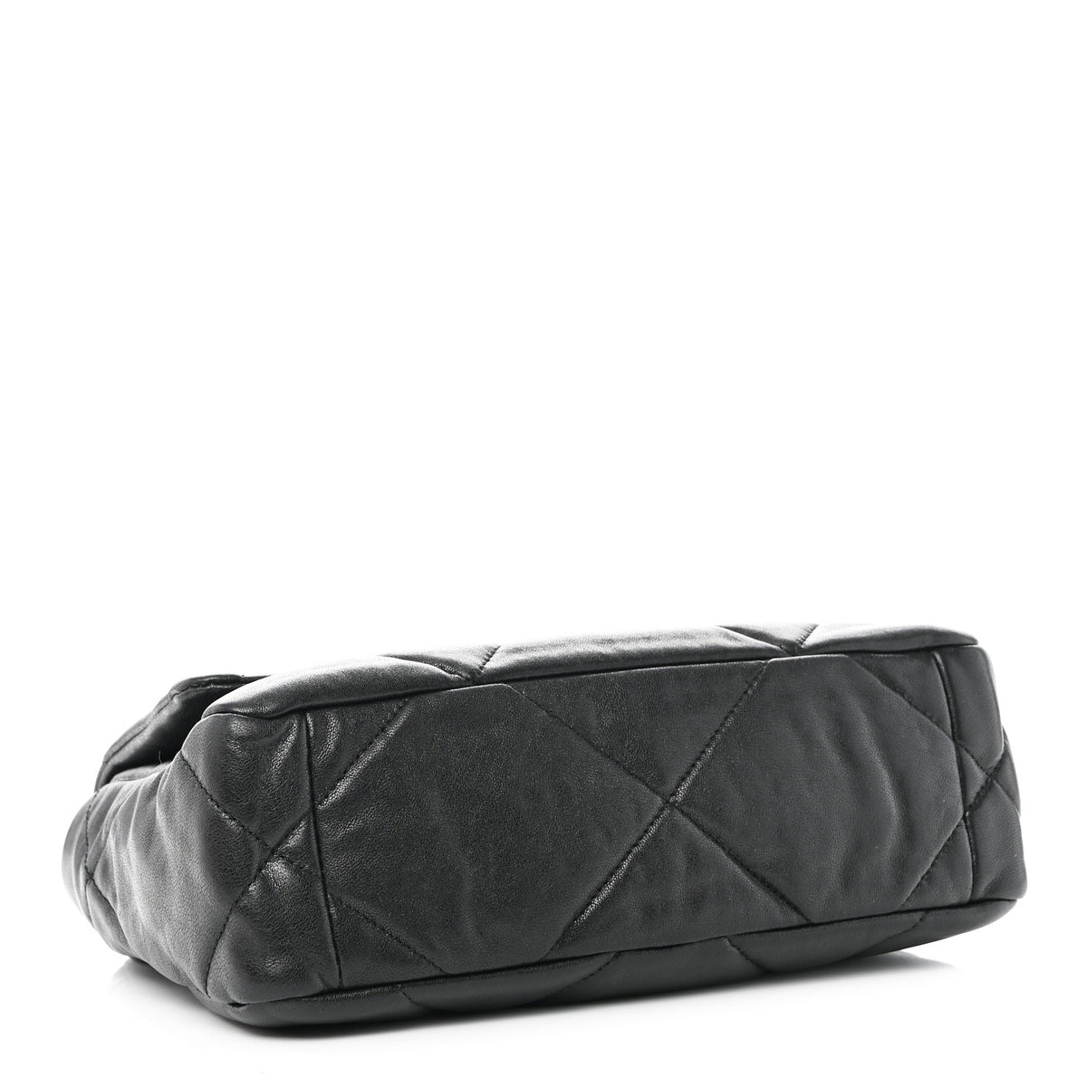 Lambskin Quilted Medium Chanel 19 Flap Black