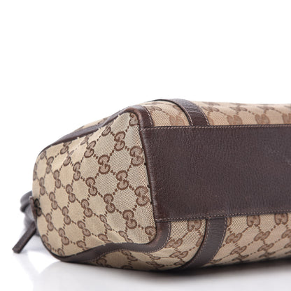 Gucci Monogram Small Abbey Boston Dark Brown 6 of 10