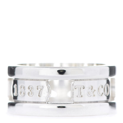 Tiffany Sterling Silver 1837 Elements Ring 58 8.5 3 of 4