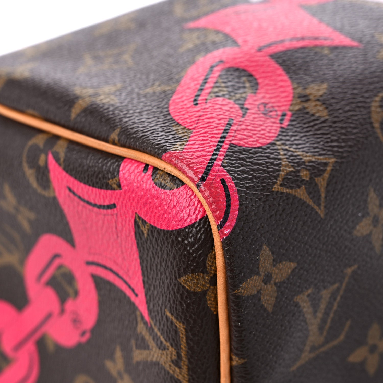 Louis Vuitton Monogram Bay Speedy 30 Rose Ballerine Poppy 8 of 16