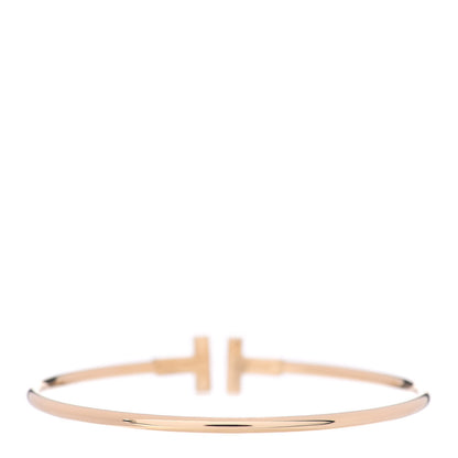 Tiffany 18K Yellow Gold T Wire Bracelet 3 of 5