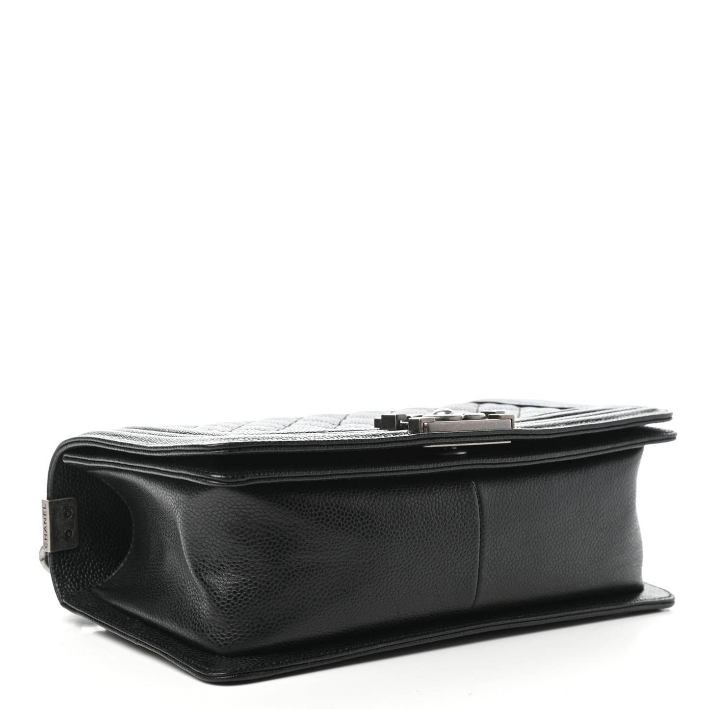 Caviar Quilted Medium Boy Flap Black