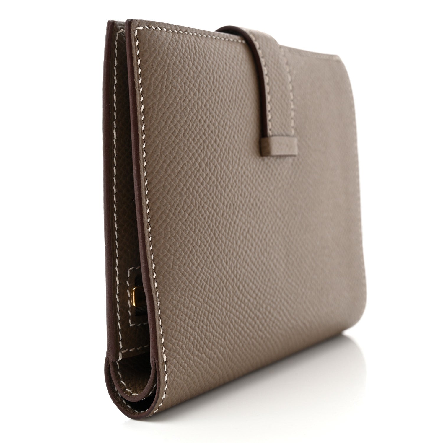 Hermes Epsom Bearn Compact Wallet Etoupe 3 of 7