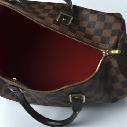 Louis Vuitton Damier Ebene Speedy 35 5 of 10