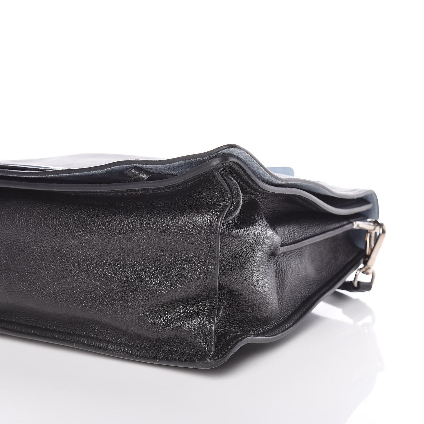Glace Calf Etiquette Flap Black Astrale