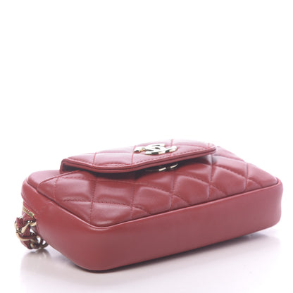 Chanel Lambskin Quilted Waist Bag Red 5 of 11