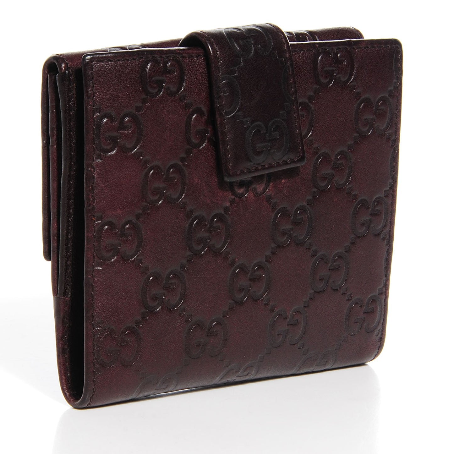 Guccissima Princy Compact Wallet Chocolate