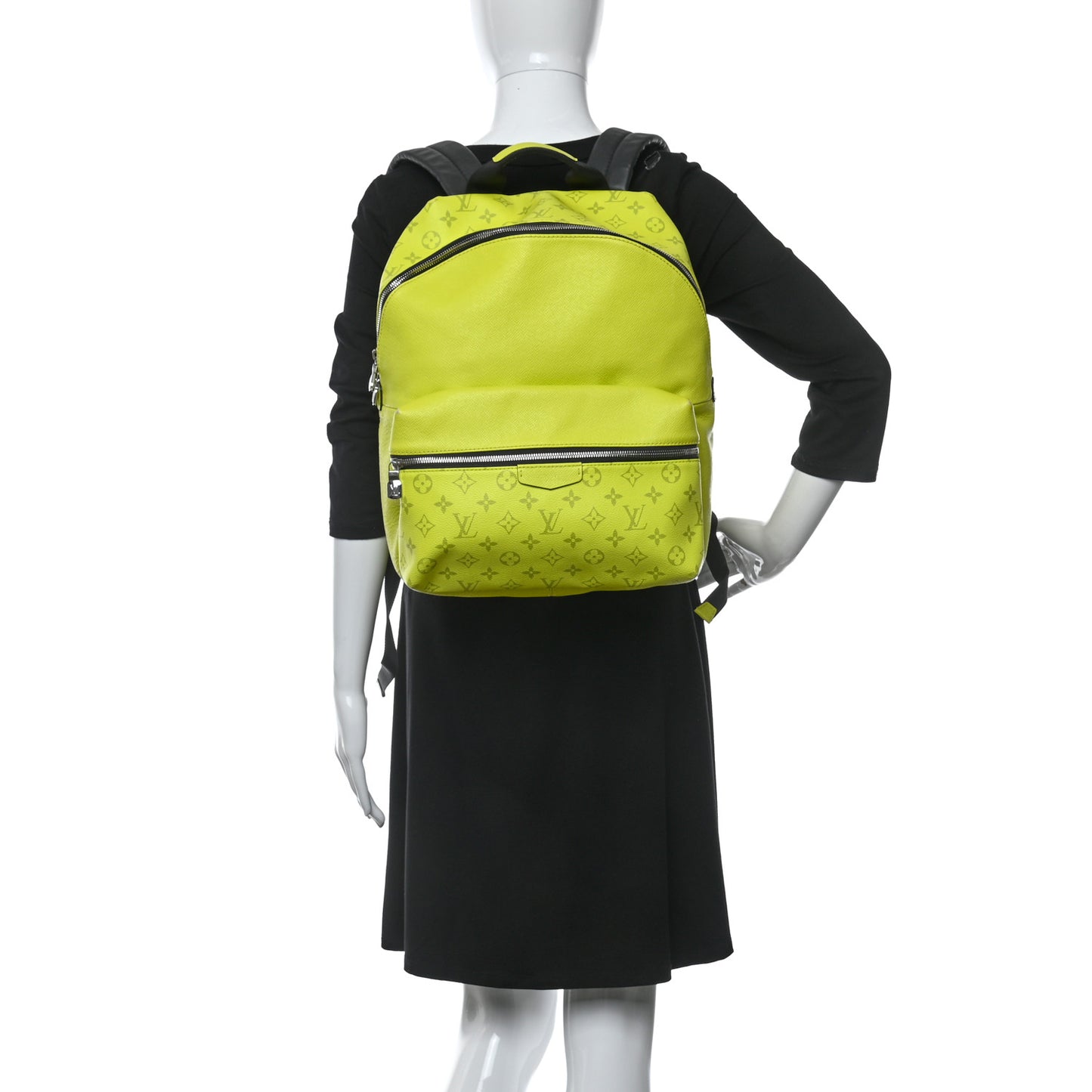 Taiga Monogram Discovery Backpack PM Yellow