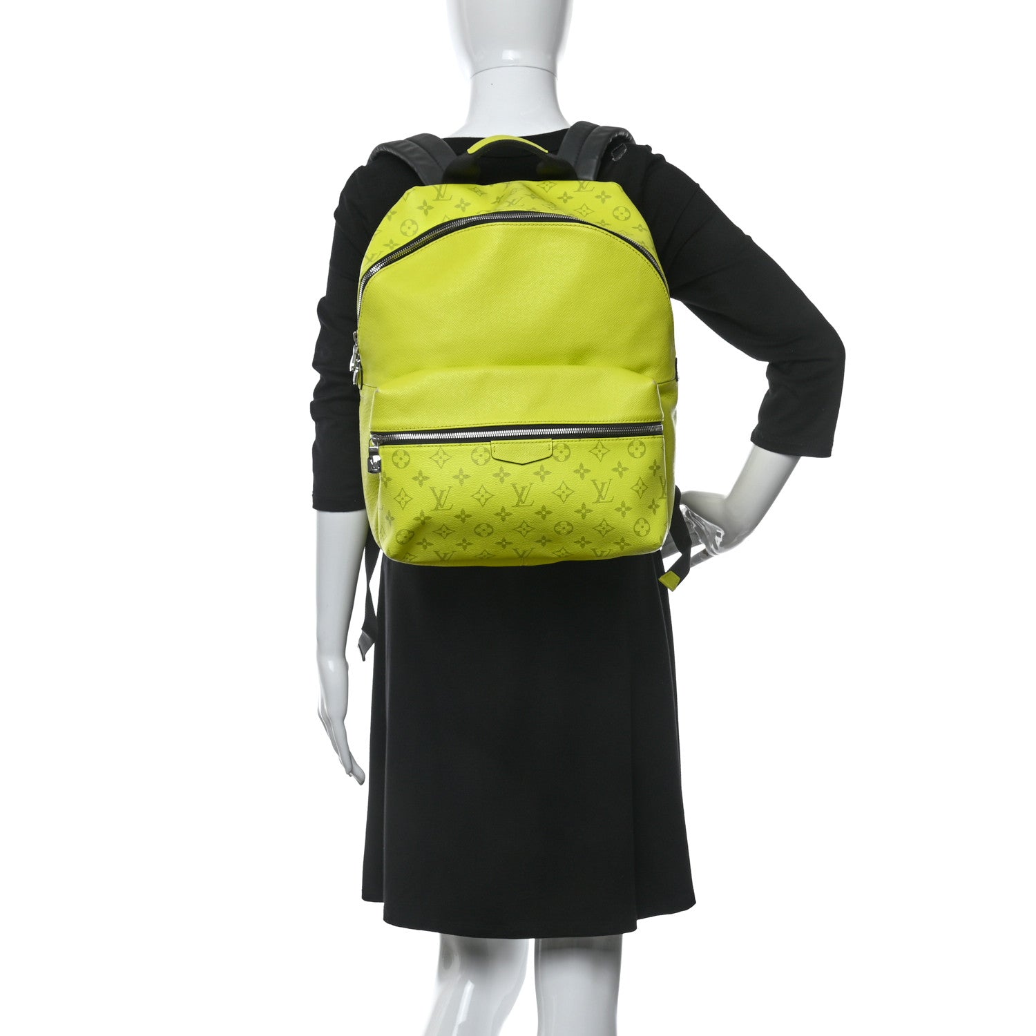 Louis Vuitton Taiga Monogram Discovery Backpack PM Yellow 2 of 11