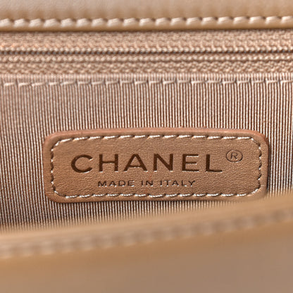 Chanel Lambskin Quilted New Medium Boy Flap Beige 5 of 8