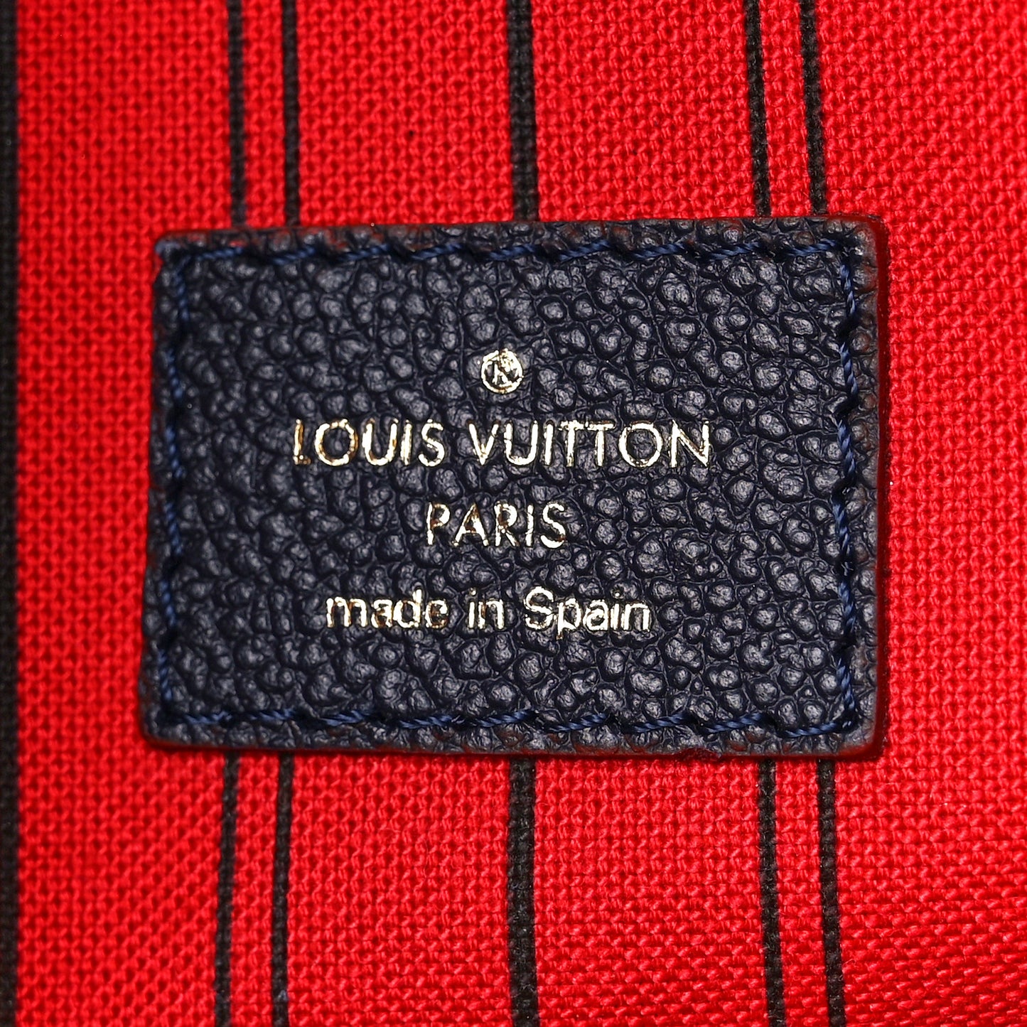 Empreinte Pochette Metis Marine Rouge