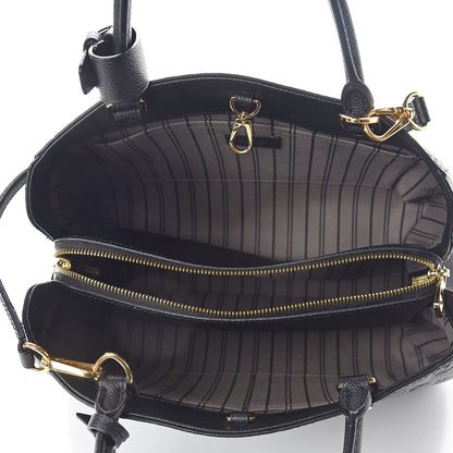 Louis Vuitton Empreinte Montaigne MM Black 5 of 9