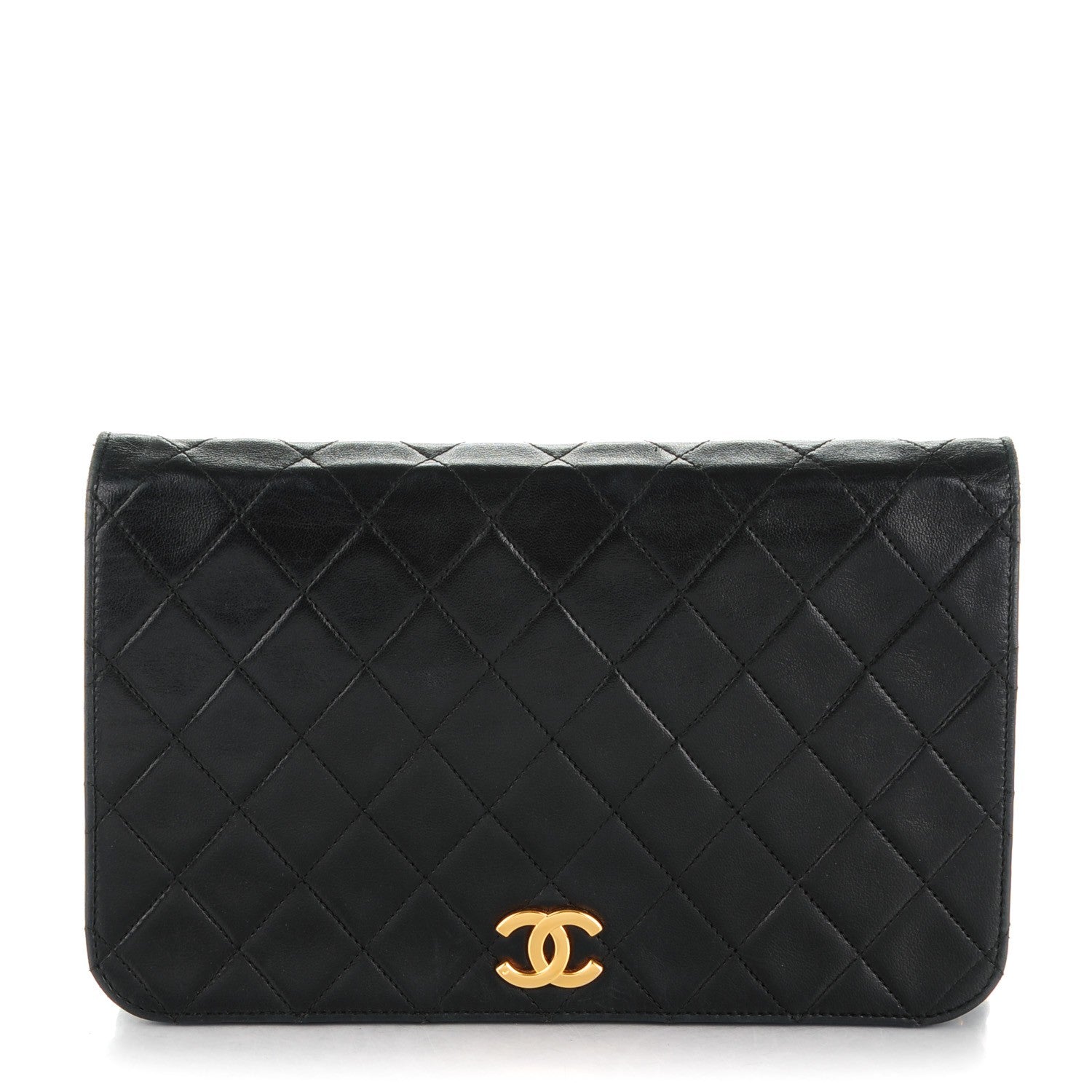 Chanel Lambskin Small Single Flap Black 1 of 9