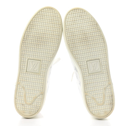 Louis Vuitton Technical Fabric Calfskin Monogram Frontrow Sneakers 39.5 Pink 5 of 9