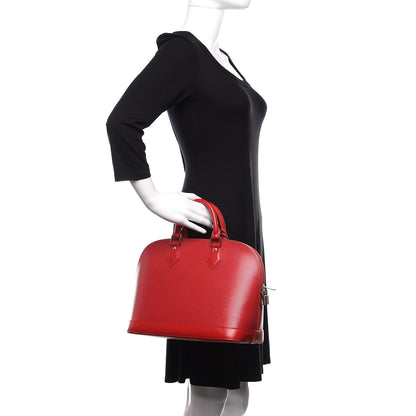 Louis Vuitton Epi Alma PM Rouge 2 of 11