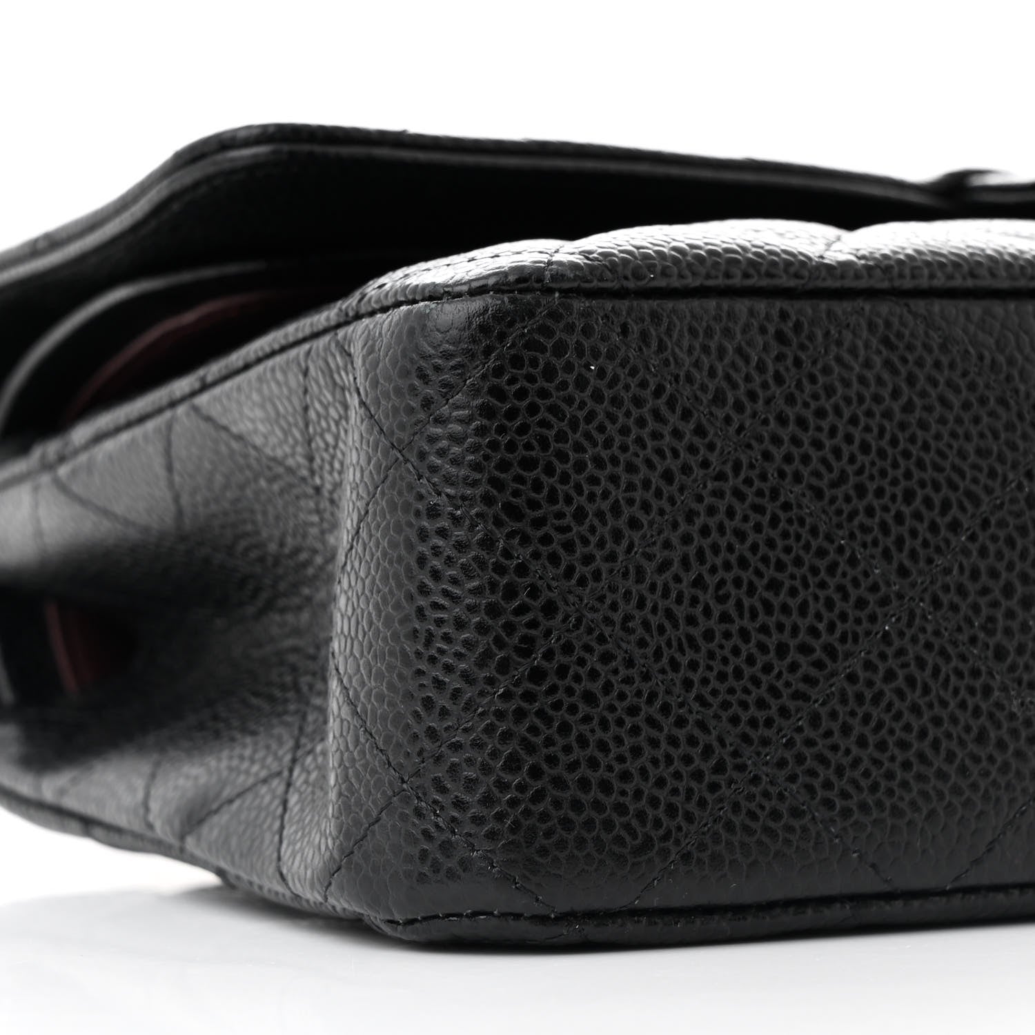 Chanel Caviar Quilted Medium Double Flap Black 9 of 11