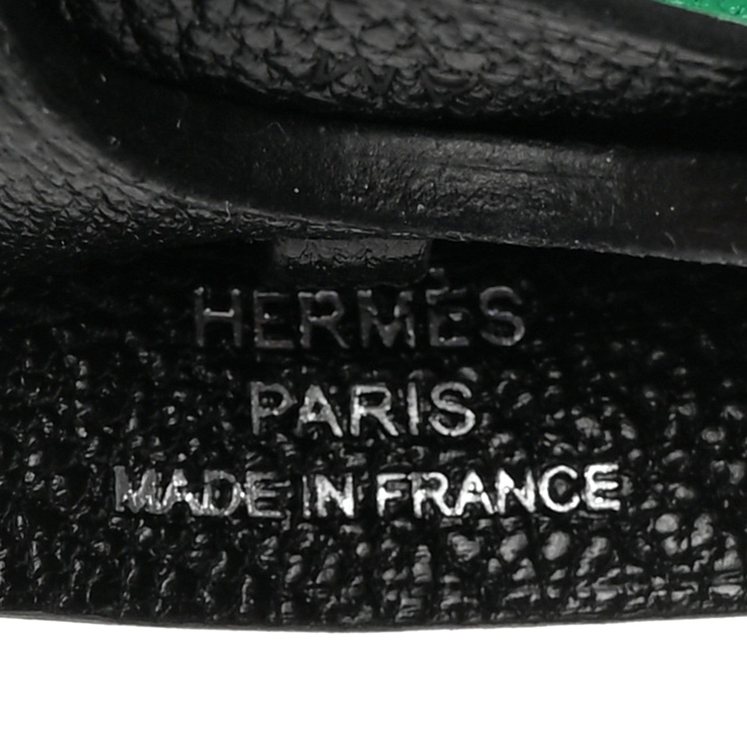 Hermes Chevre Mysore Barenia Jockey Bag Charm Black Menthe Mauve Pale Fauve 3 of 6