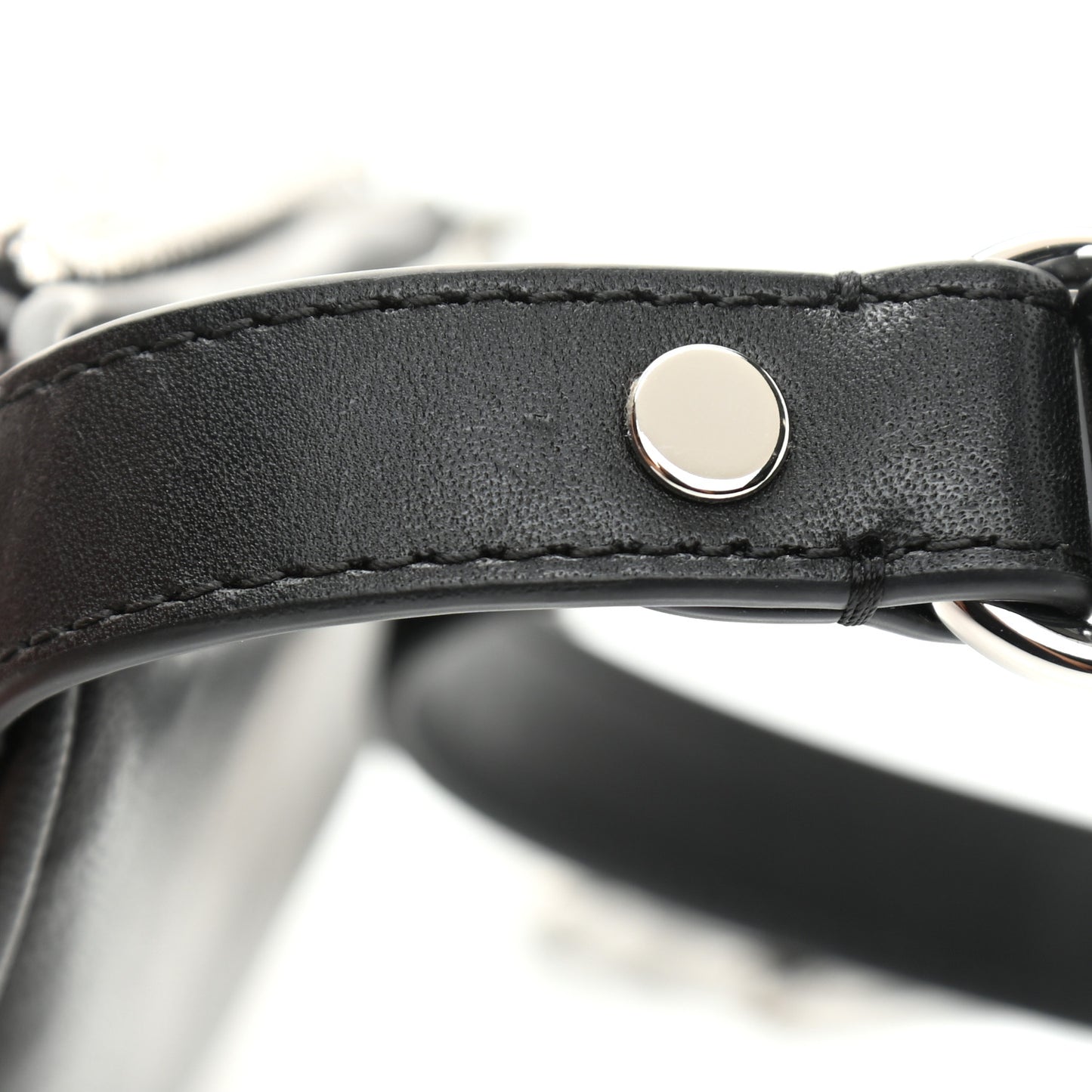 Rhinestone Mesh Mini Attica Belt Bag Black