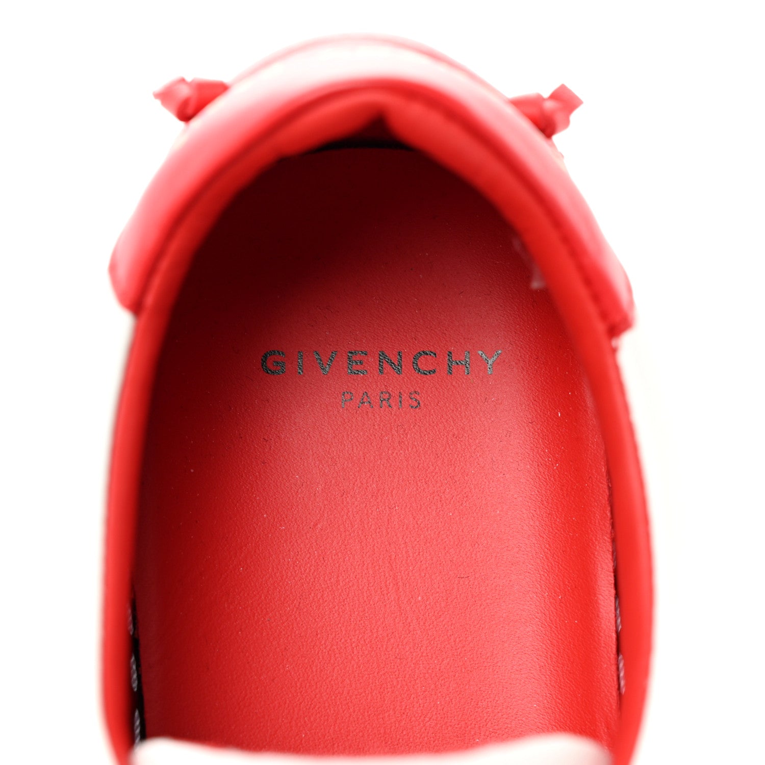 Givenchy Calfskin Band Logo Mens Urban Street Sneakers 37 White Red 8 of 11