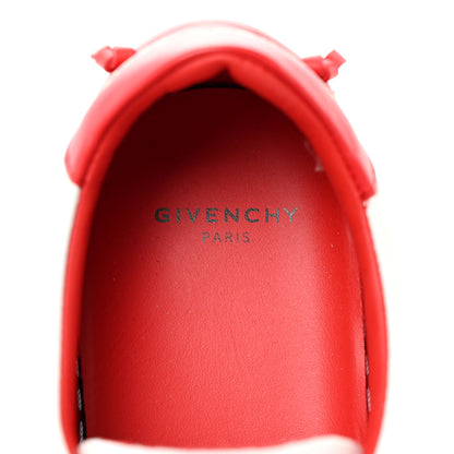 Givenchy Calfskin Band Logo Mens Urban Street Sneakers 37 White Red 8 of 11
