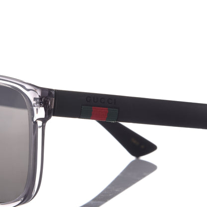 Gucci Web Square Frame GG0010S Sunglasses Grey 8 of 9