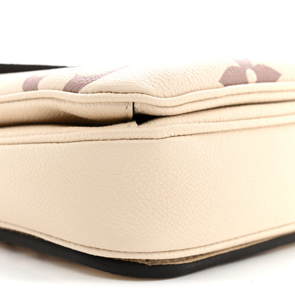 Louis Vuitton Empreinte Monogram Giant Pochette Metis Creme Bois De Rose 8 of 10