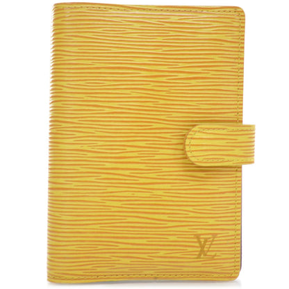 Louis Vuitton Epi Small Ring Agenda w Notepad Yellow 1 of 8