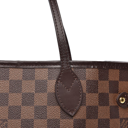 Louis Vuitton Damier Ebene Neo Neverfull MM Rose Ballerine 15 of 18