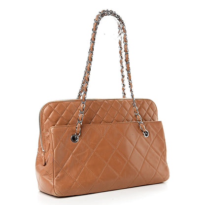 Chanel Calfskin Quilted In The Business Camera Case Camel 3 of 15