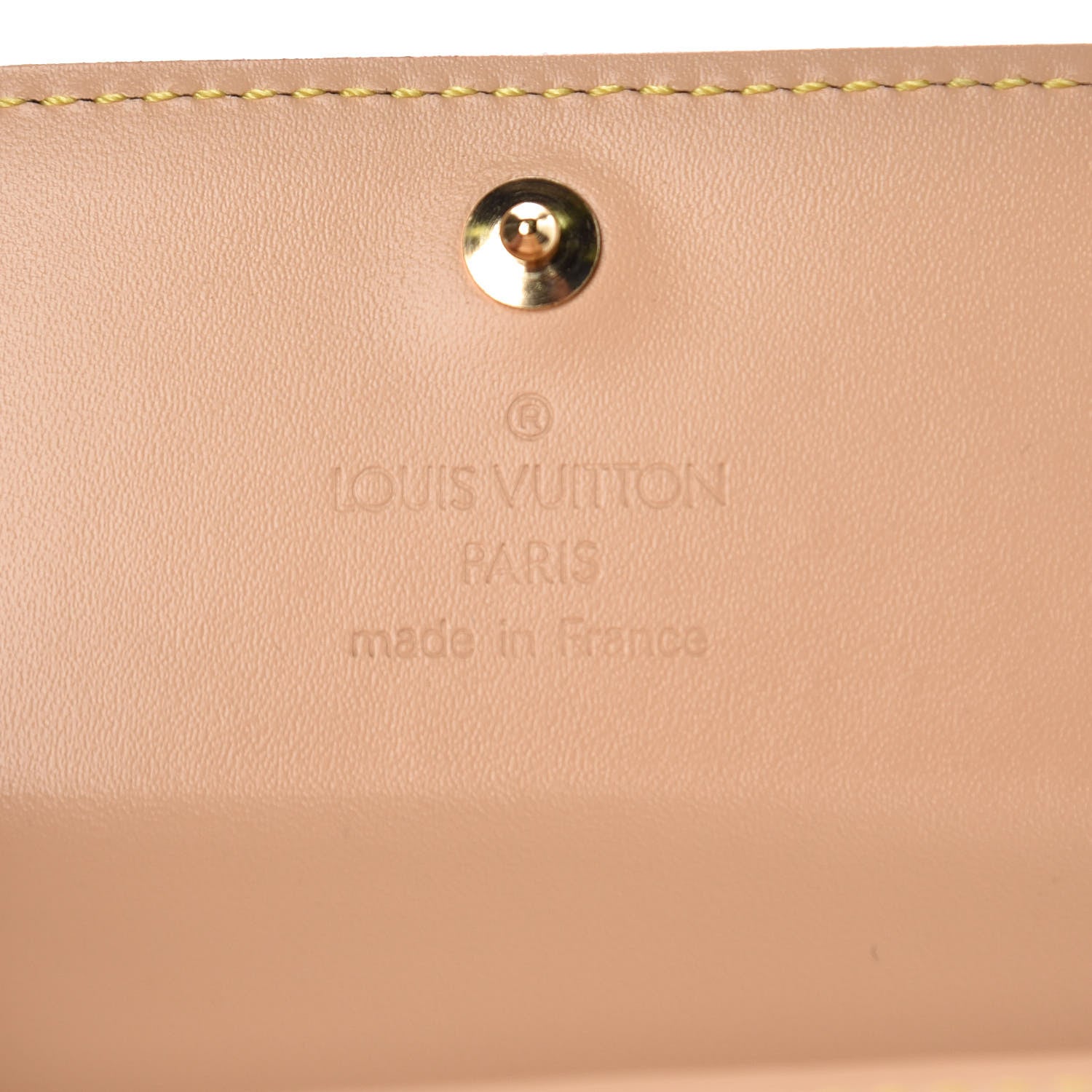 Louis Vuitton Monogram Multicolor Porte-Monnaie Plat Coin Purse Black 6 of 7
