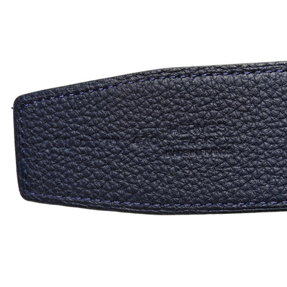 Hermes Box Togo 38mm Constance H Belt 110 44 Black Bleu Saphir 3 of 6
