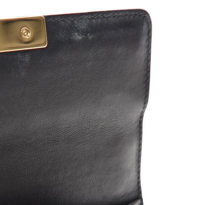 Gucci Calfskin Studded Small Padlock Shoulder Bag Black 11 of 12
